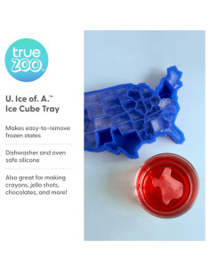 Bandeja de Hielo de Silicona True Zoo U Ice of A - 38 Cubos 2