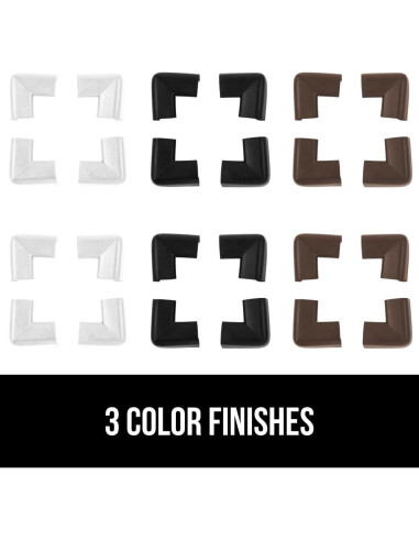 Protectores de Esquinas y Bordes GORILLA GRIP 10 pies Negro