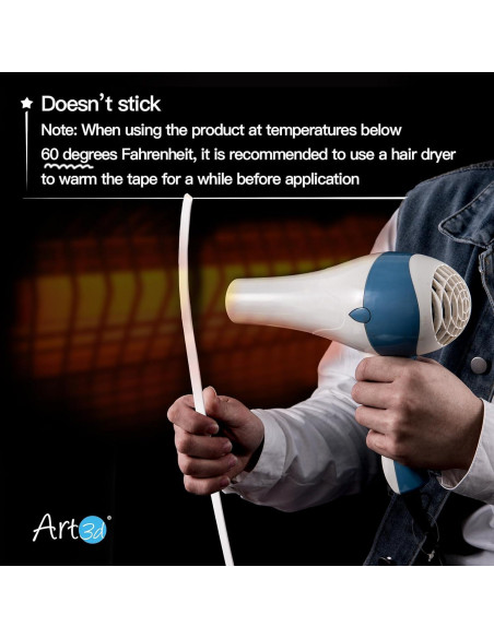 Moldura de Vinilo Flexible Autoadhesiva Art3d 3m Blanco