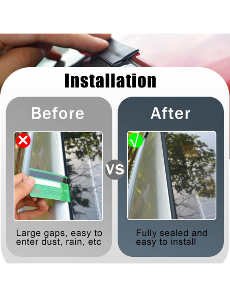 Burletes para Puertas y Ventanas Pincuttee 6.1m Goma EPDM