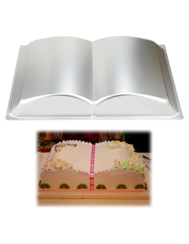 Molde para Pastel en Forma de Libro Pormasbenzer 38x21.5cm