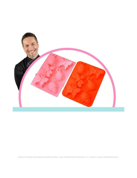 Molde de Pastel de Silicona FantasyDay 10x4x3 cm Antiadherente