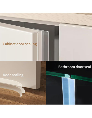 Tira de Sellado de Silicona Transparente STEARBOR 6.1m x 3.48cm