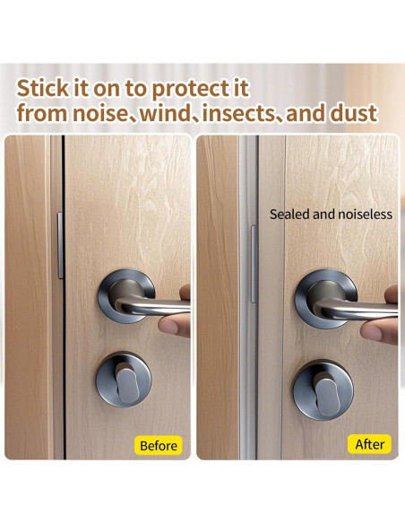 Tira de Sellado de Silicona Transparente STEARBOR 6.1m x 3.48cm