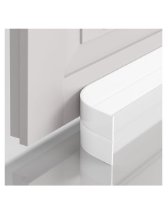 Sello de Puerta con Burlete Ginchain 6.1m Silicona Blanca