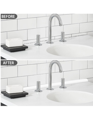 Moldura Cuarterón Autoadhesiva Gaahing 1.27 cm x 99.06 cm Caucho