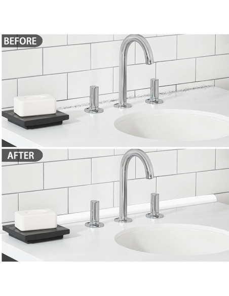 Moldura Cuarterón Autoadhesiva Gaahing 1.27 cm x 99.06 cm Caucho