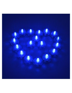 Luces LED Sumergibles Samyo 24 Pcs Azul para Bodas
