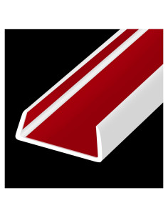 Bisel de Goma Autoadhesivo YANRUIPRO 1.5" x 6m Blanco