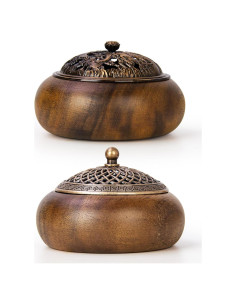 Paquete de 2 Soportes para Incienso Xisakaca Redondos