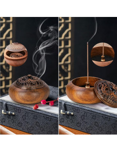 Paquete de 2 Soportes para Incienso Xisakaca Redondos 2