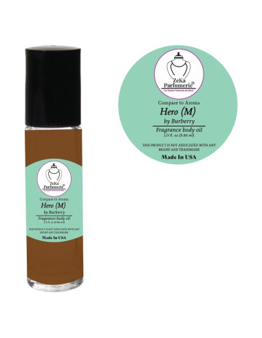 Aceite Corporal Zeka Parfumerie 9.86ml Compatible con Hero Burberry