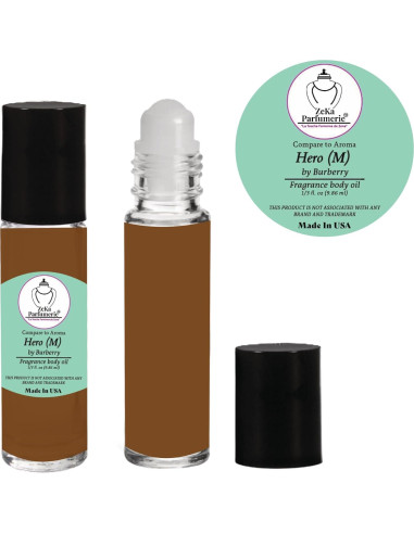 Aceite Corporal Zeka Parfumerie 9.86ml Compatible con Hero Burberry