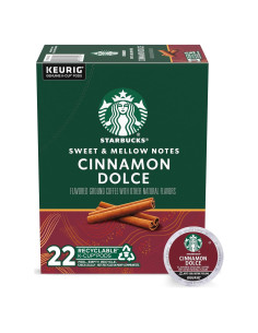 Cápsulas de café Starbucks Canela Dolce 22 unidades K-Cup