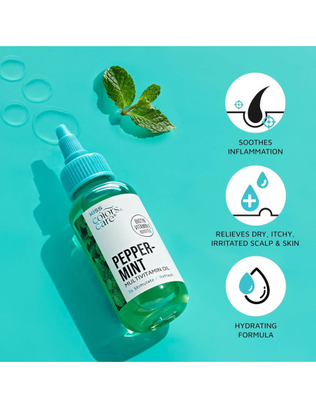 Aceite Multivitamínico KISS Colors & Care Menta 73.93 ml