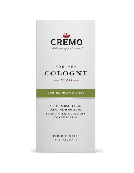 Cremo Spray de Colonia Agua de Primavera 100 ml - Aroma Fresco