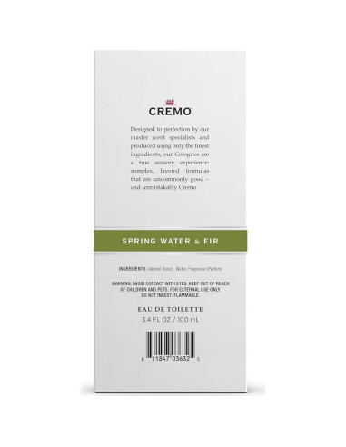Cremo Spray de Colonia Agua de Primavera 100 ml - Aroma Fresco