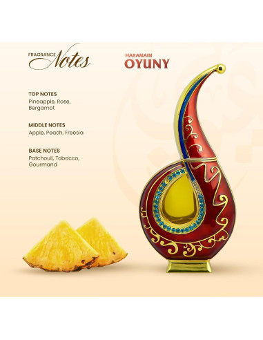 Aceite de Perfume Concentrado Al Haramain Oyuny 20ml Unisex - Fragancia Floral