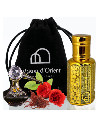 Aceite de Perfume Oud Dorado 12 mL - Maison d'Orient Sin Alcohol