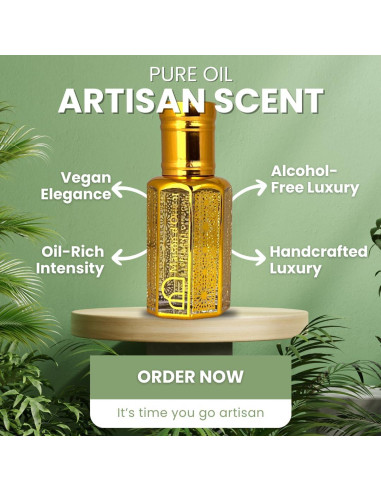Aceite de Perfume Oud Dorado 12 mL - Maison d'Orient Sin Alcohol