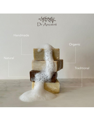 Jabón Natural de Aloe Vera Orgánico Dr.Ancient 140g Hecho a Mano
