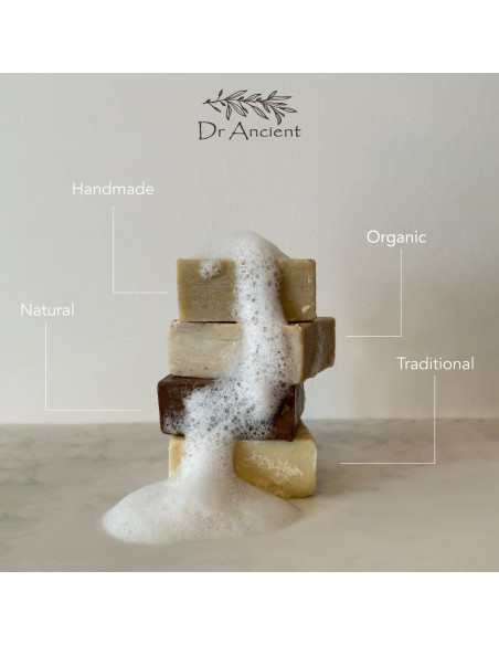 Jabón Natural de Aloe Vera Orgánico Dr.Ancient 140g Hecho a Mano
