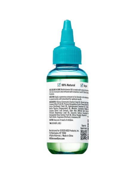 Aceite Multivitamínico KISS Colors & Care Menta 73.93 ml