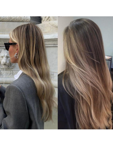 Peluca Sintética Rubia Destacada Aubree 20 Pulgadas 13x3