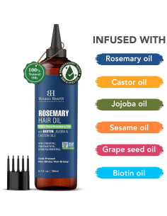 Aceite de Romero 100% Puro Botanic Hearth 198 ml Nutritivo 2