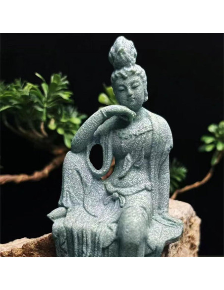 Estatua de Buda para Acuarios Livelyfish 7.9x5.8cm Arenisca Estatua de Buda para Acuarios Livelyfish 7.9x5.8cm Arenisca