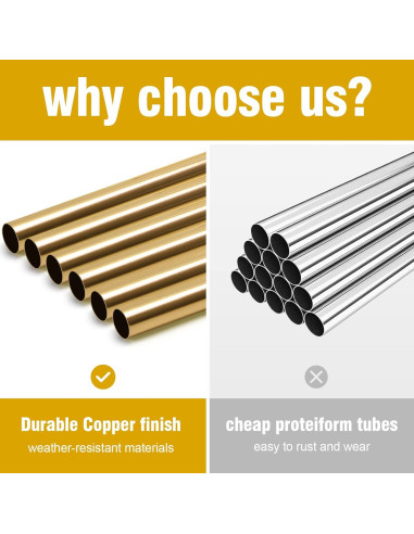 Campanas de Viento YLYYCC 76 cm con 24 Tubos de Cobre y 16 Campanas