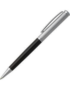 Bolígrafo Hugo Boss HSW5804 Diamante Sofisticado Cromo/Negro 2