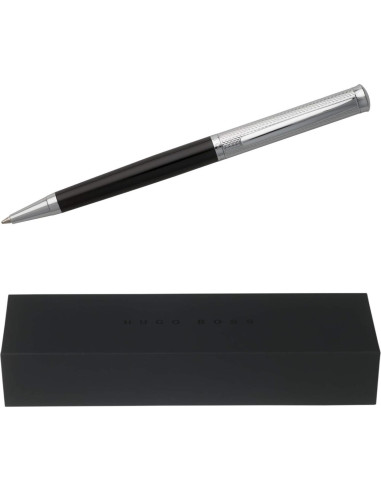 Bolígrafo Hugo Boss HSW5804 Diamante Sofisticado Cromo/Negro