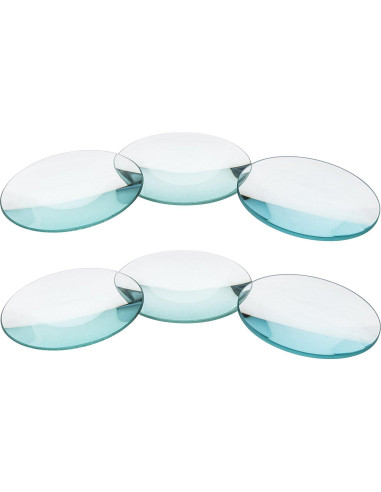 Juego de Lentes Ópticas Eisco 6 Piezas 50mm Vidrio Pulido