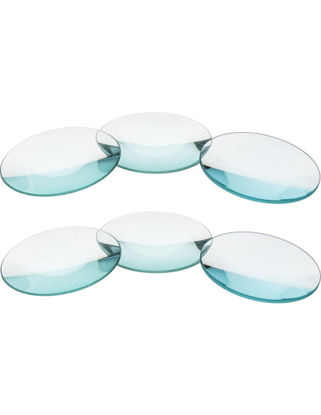 Juego de Lentes Ópticas Eisco 6 Piezas 50mm Vidrio Pulido