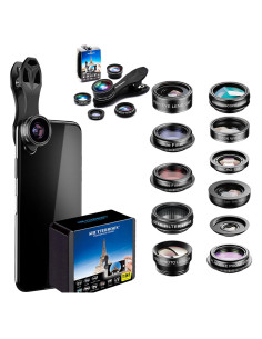 Kit de Lentes para Cámara Shuttermoon 11 en 1 para Smartphones