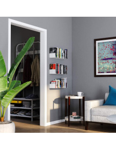 Estantes Flotantes Blancos Wallniture Bali - Juego de 3 2