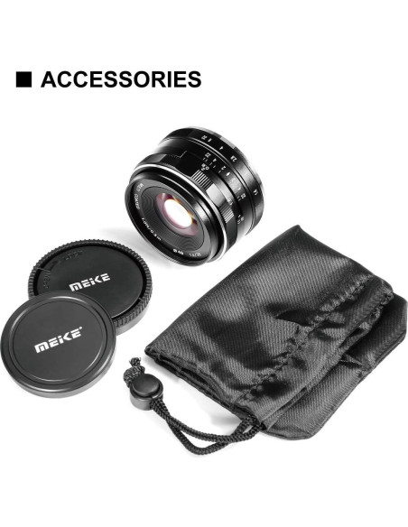 Lente Meike 35mm F/1.4 Manual para Cámaras Sin Espejo Sony Lente Meike 35mm F/1.4 Manual para Cámaras Sin Espejo Sony