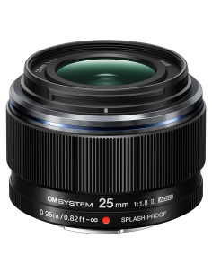 Lente OM SYSTEM M.Zuiko Digital 25mm F1.8 II Compacto Sellado