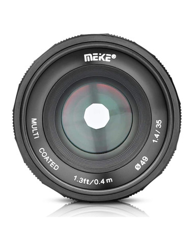 Lente Meike 35mm F/1.4 Manual para Cámaras Sin Espejo Fujifilm