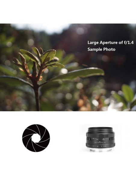 Lente Meike 35mm F/1.4 Manual para Cámaras Sin Espejo Fujifilm Lente Meike 35mm F/1.4 Manual para Cámaras Sin Espejo Fujifilm