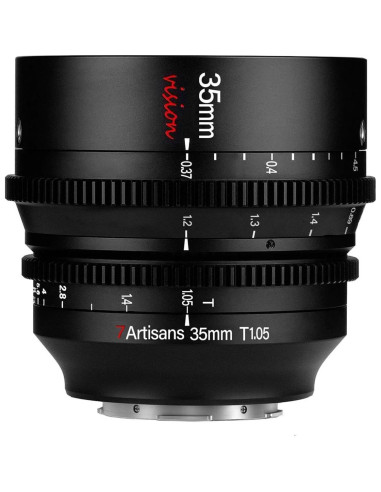 Lente Cine Vision 35mm T1.05 7artisans para Fujifilm X
