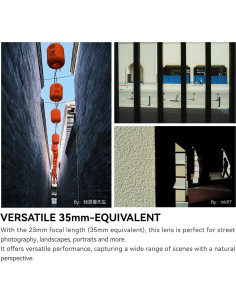 Lente Prime TTArtisan 23mm F1.8 para Fuji X - Ligera y Compacta 2