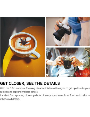 Lente Prime TTArtisan 23mm F1.8 para Fuji X - Enfoque Rápido