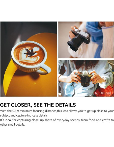 Lente Prime TTArtisan 23mm F1.8 para Fuji X - Enfoque Rápido