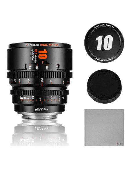 Lente de Cine 7artisans 10mm T2.1 para Montura MFT