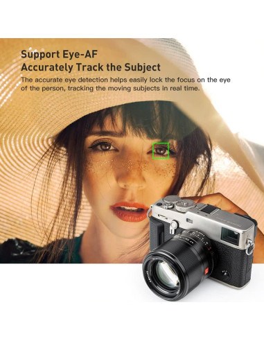 Lente VILTROX 56mm F1.4 AF para cámaras Fuji Montura X