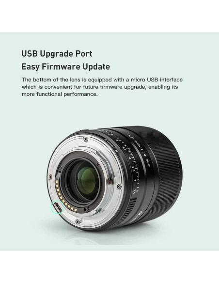 Lente VILTROX 56mm F1.4 AF para cámaras Fuji Montura X
