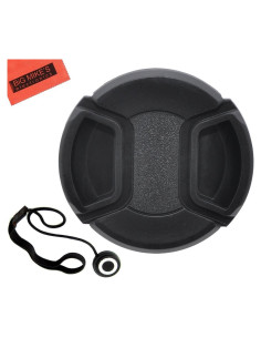 Tapa de Lente Universal 77mm Big Mike's + Cap Keeper + Paño