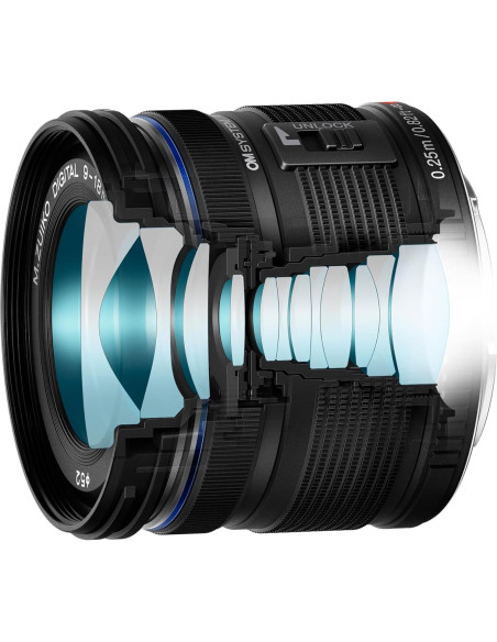 Lente Gran Angular OM SYSTEM M.Zuiko 9-18mm F4.0-5.6 II